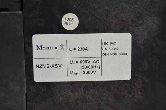 MOELLER NZM2-XSV Leistungsschalter