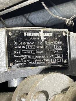 STEINMLLER l-Gasbrenner Typ G-18K-1120/800
