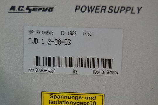 INDRAMAT AC Servo Stromversorgung TVD 1.2-08-03
