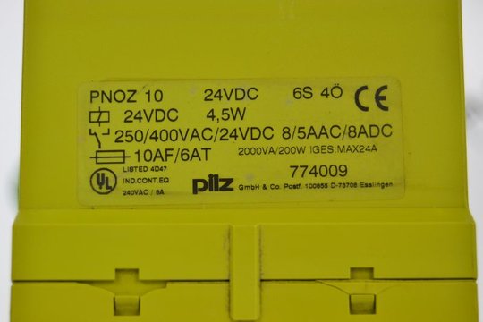 PILZ PNOZ 10 24VDC (774009)