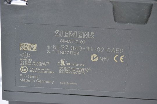 SIEMENS SIMATIC S7 CP340 Communication Processor 6ES7340-1BH02-0AE0 6ES7 340-1BH02-0AE0
