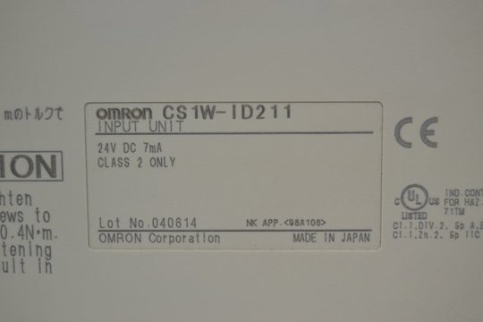 OMRON Input Unit CS1W-ID211 (040614)