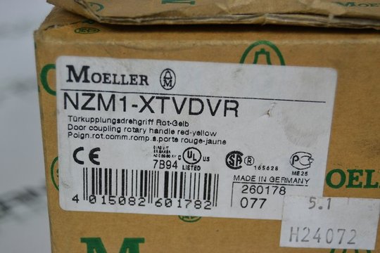 MOELLER Trkupplungsdrehgriff | Door coupling rotary handle NZM1-XTVDVR