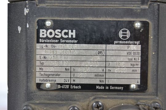 BOSCH Brstenloser Servomotor SD-B3.031.030-10.000 (911849)