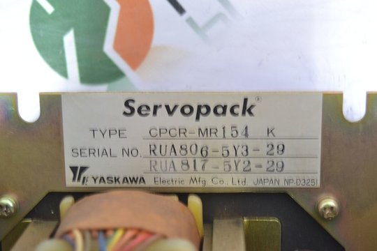 YASKAWA SERVO-PACK Servoverstrker | Servo Amplifier CPCR-MR154