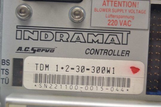 INDRAMAT AC Servo Controller TDM 1.2-30-300-W1