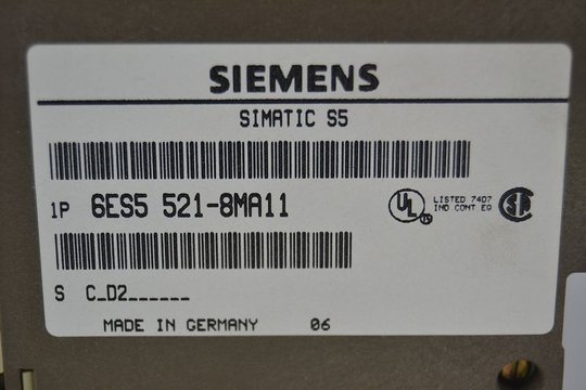 SIEMENS SIMATIC S5 Communication Controller 6ES5521-8MA11 6ES5 521-8MA11 OVP