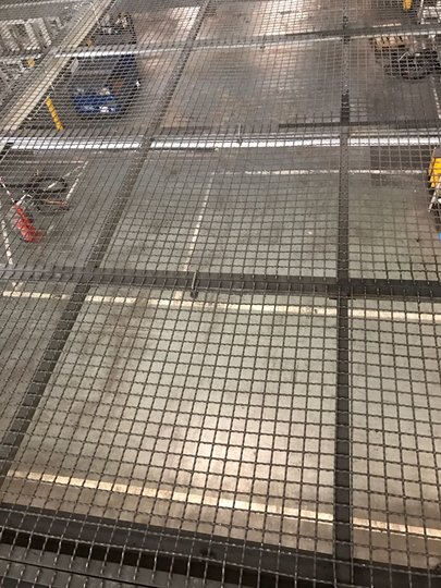 Verzinkte Stahlgitter / Wellengitter 3000x1000 mm...