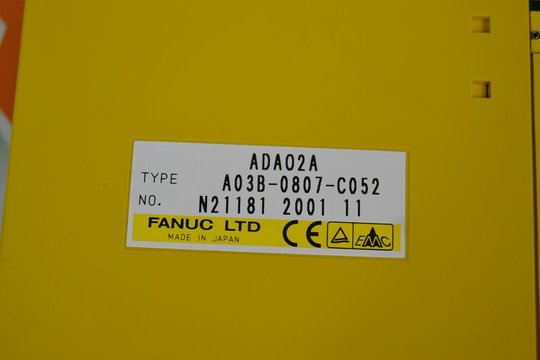 FANUC ADA02A Analog Output Module A03B-0809-C052