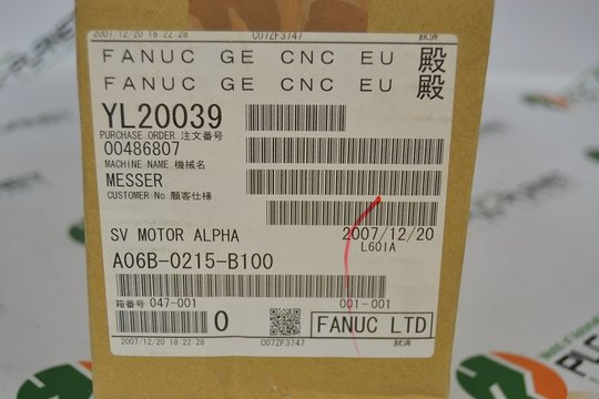 FANUC AC Servo Motor A06B-0215-B100 *SEALED BOX* *WARRANTY*