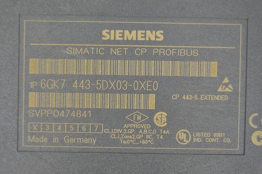 SIEMENS SIMATIC NET CP443-5 EXTENDED Kommunikationsprozessor 6GK7443-5DX03-0XE0 6GK7 443-5DX03-0XE0