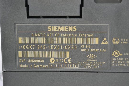 SIEMENS SIMATIC NET Kommunikationsprozessor CP343-1 6GK7 343-1EX21-0XE0