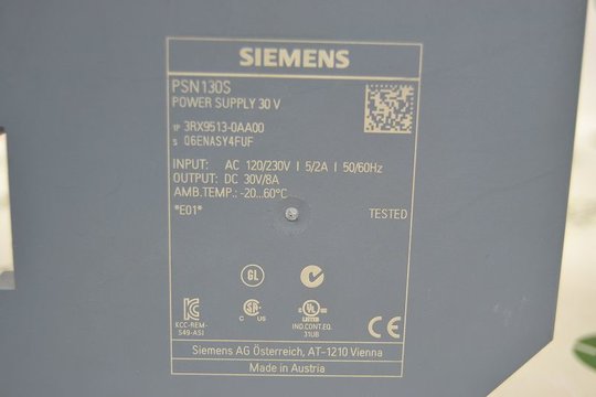 SIEMENS PSN130Si Power Supply Stromversorgung 3RX9513-0AA00