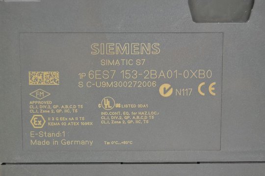 SIEMENS SIMATIC S7 Anschaltung ET 200M  6ES7153-2BA01-0XB0