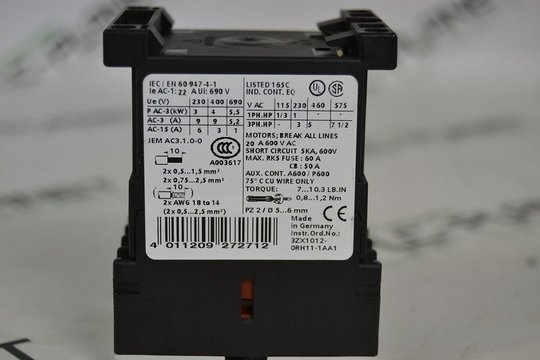 SIEMENS SIRIUS Schtz 3RT1016-1BB42