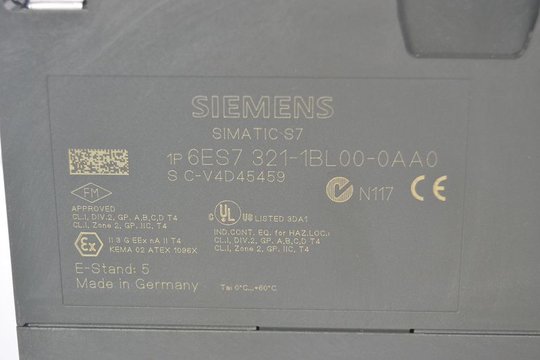SIEMENS SIMATIC S7 Digital-Eingabe SM321 6ES7321-1BL00-0AA0