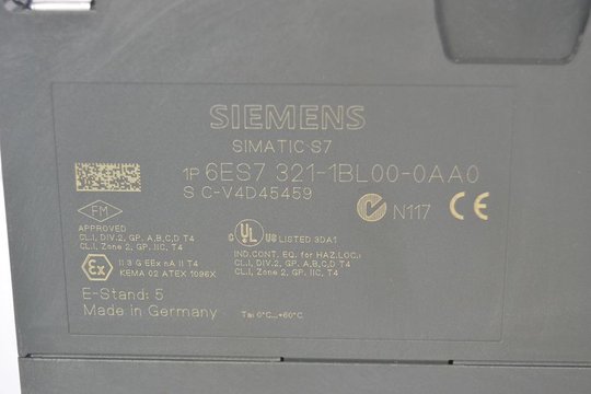 SIEMENS SIMATIC S7 Digital-Input SM321 6ES7321-1BL00-0AA0