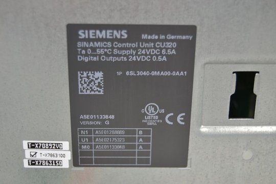 SIEMENS SINAMICS Control Unit CU320 6SL3040-0MA00-0AA1