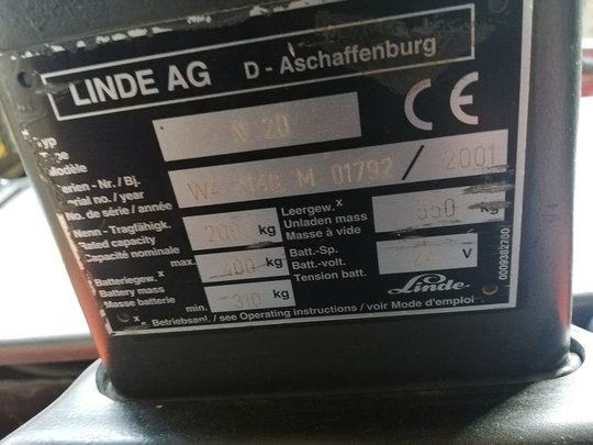 LINDE AG Niederhubkommissionierer N 20