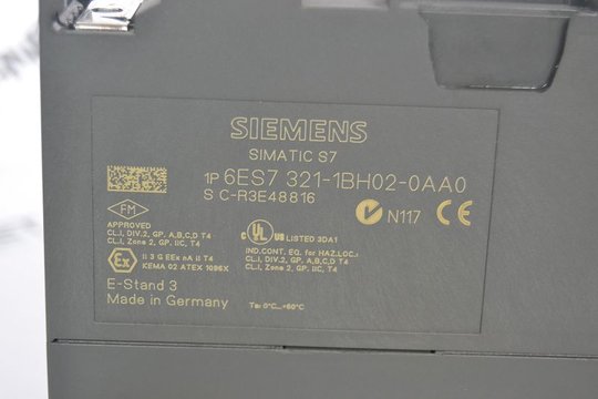 SIEMENS SIMATIC S7 Digital-Input SM321  6ES7321-1BH02-0AA0
