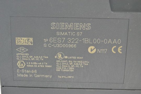 SIEMENS SIMATIC S7 Digital-Ausgabe  6ES7322-1BL00-0AA0
