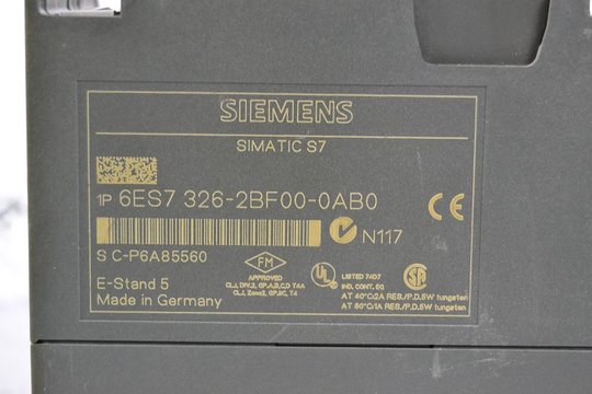 SIEMENS SIMATIC S7 SM326 6ES7326-2BF00-0AB0