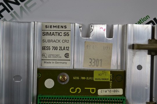 SIEMENS SIMATIC S5 SUBRACK CR2 6ES5700-2LA12