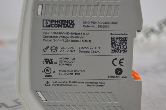 PHOENIX CONTACT Stromversorgung UNO-PS/1AC/24DC/ 30W