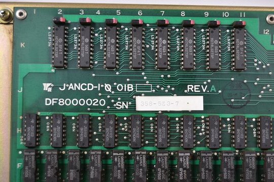 Yaskawa JANCD-I 0 O1B Rev A DF8000020 Control Mother Circuit Board