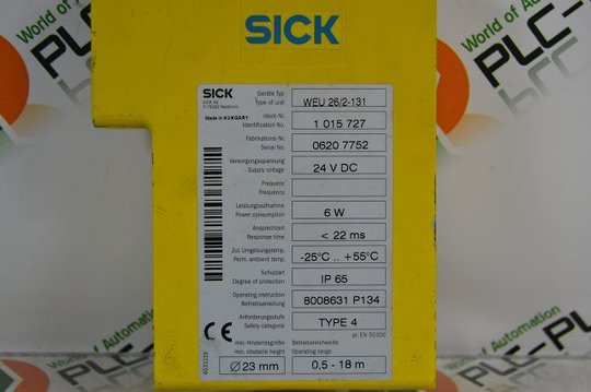 SICK Einstrahl-Sicherheits-Lichtschranken WEU26/3-103A00 (Empfnger)