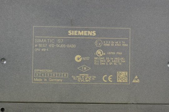 SIEMENS SIMATIC S7 SIMATIC S7-400 6ES7412-1XJ05-0AB0