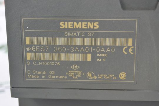 SIEMENS SIMATIC S7 Anschaltung IM360 6ES7360-3AA01-0AA0