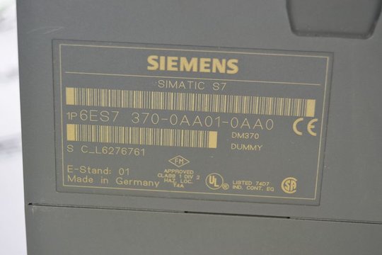 SIEMENS SIMATIC S7 Dummy-Modul 6ES7370-0AA01-0AA0
