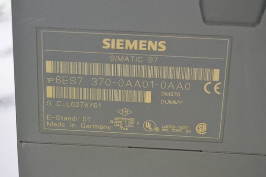 SIEMENS SIMATIC S7 Dummy-Module 6ES7370-0AA01-0AA0