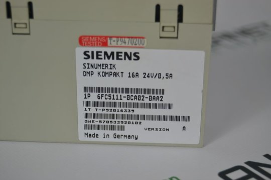SIEMENS SINUMERIK Electrical Module 6FC5111-0CA02-0AA2