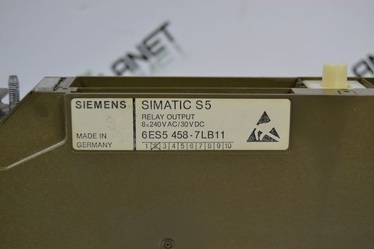 SIEMENS SIMATIC S5 6ES5 458-7LB11 RELAY OUTPUT