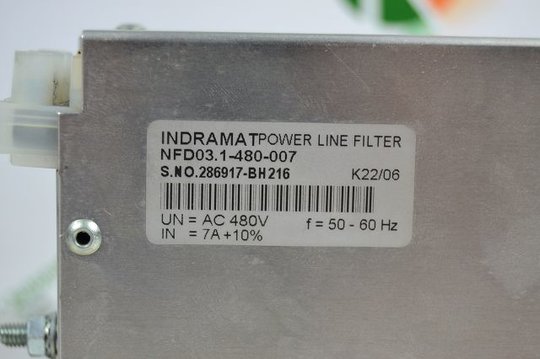 INDRAMAT Rexroth Power line filter NFD03.1-480-007