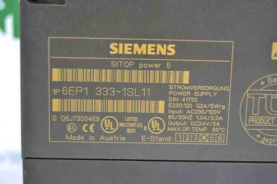 SIEMENS SITOP Power 40 Stromversorgung 6EP1333-1SL11