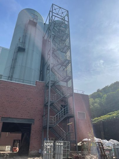 Treppenturm (Auen, Stahl, 30 m Hhe)