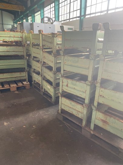 SCHFER Stapelkiste aus Stahl 0,5 t/ 4,5 t (800 x 500 x 200/370 cm)