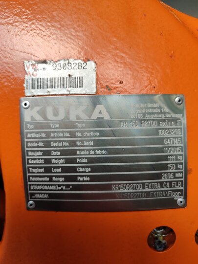 KUKA Industry Robot KR150 R2700 extra / KRC4 / Complete Set