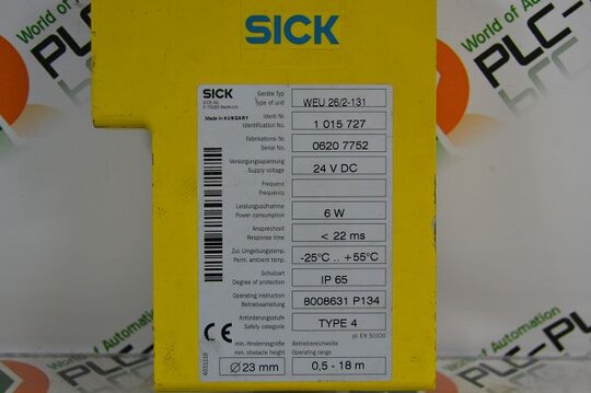 SICK Einstrahl-Sicherheits-Lichtschranken WEU26/2-131 (Empfnger)