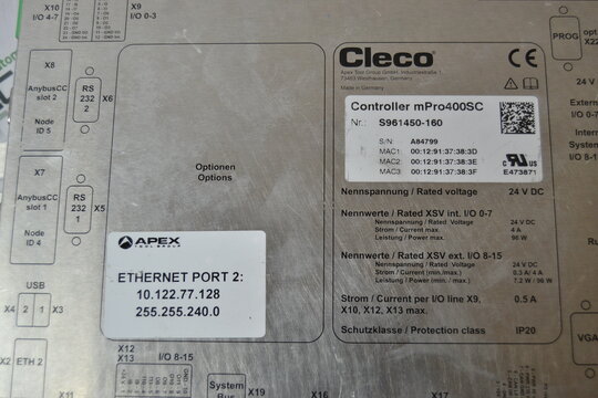 Cleco Controller mPro400SC