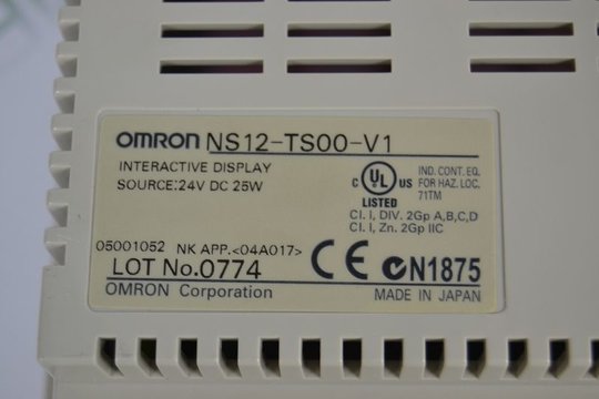 OMRON Touch Panel/Interactive Display NS12-TS00-V1