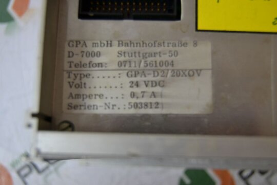 GPA GPA-D2/20X0V