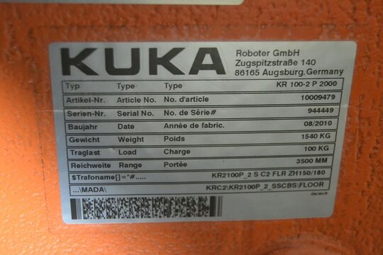 Kopie von KUKA Industrie-Roboter KRC150/3 VKRC2 + Schaltschrank + Teachpendant (01)