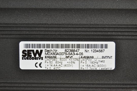 SEW Eurodrive Movidrive Umrichter MCH42A0110-5A3-4-0T (0827164X)