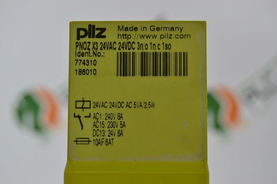 PILZ PNOZ X3 24VAC 24VDC (774310/186010)