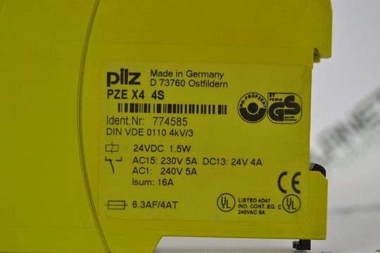 PILZ PZE X4 4S 24VDC (774585)