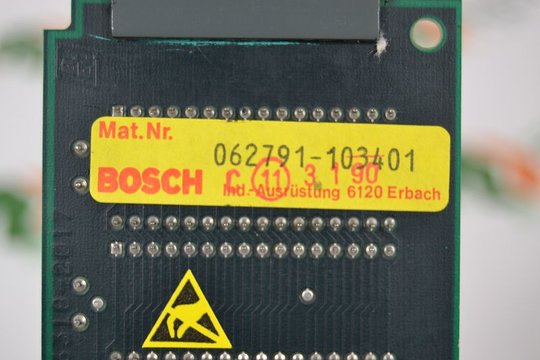 BOSCH Regeleinschub | Control Board 062791 - 103401 (047647-1037)